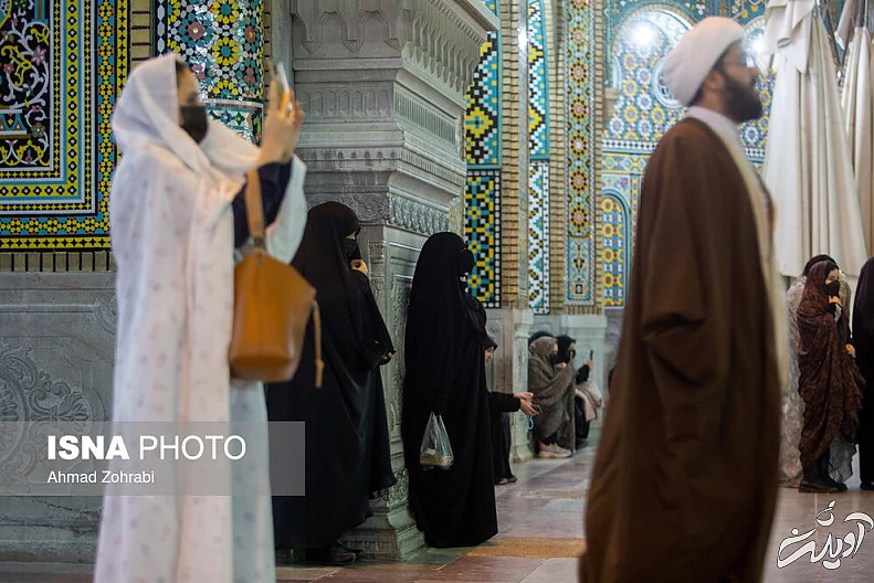 (تصاویر) شب آرزو‌ها در حرم حضرت فاطمه معصومه(س)